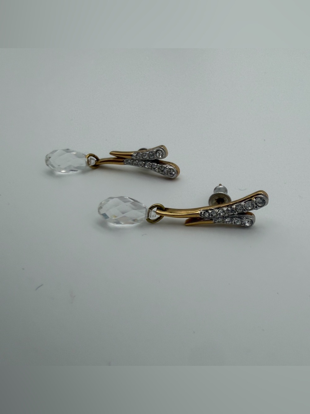 Vintage Swarovski Crystal Drop Earrings